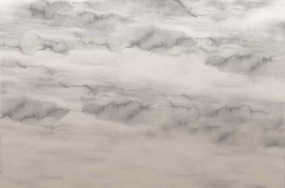 Riviera Watercolor - Sand Ombre - Custom Sized Wallpaper Mural (per/m2)