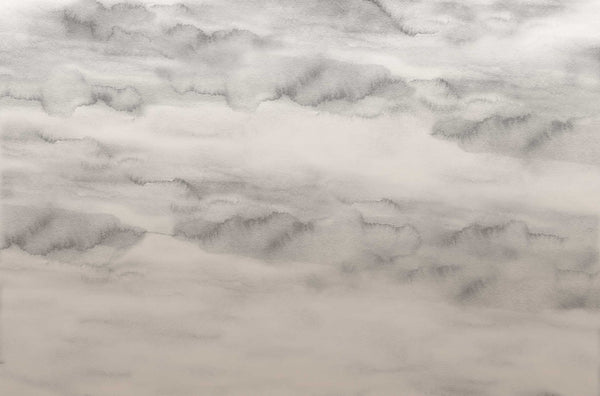 Sample - Riviera Watercolor - Sand Ombre - Custom Sized Wallpaper Mural (per/m2)