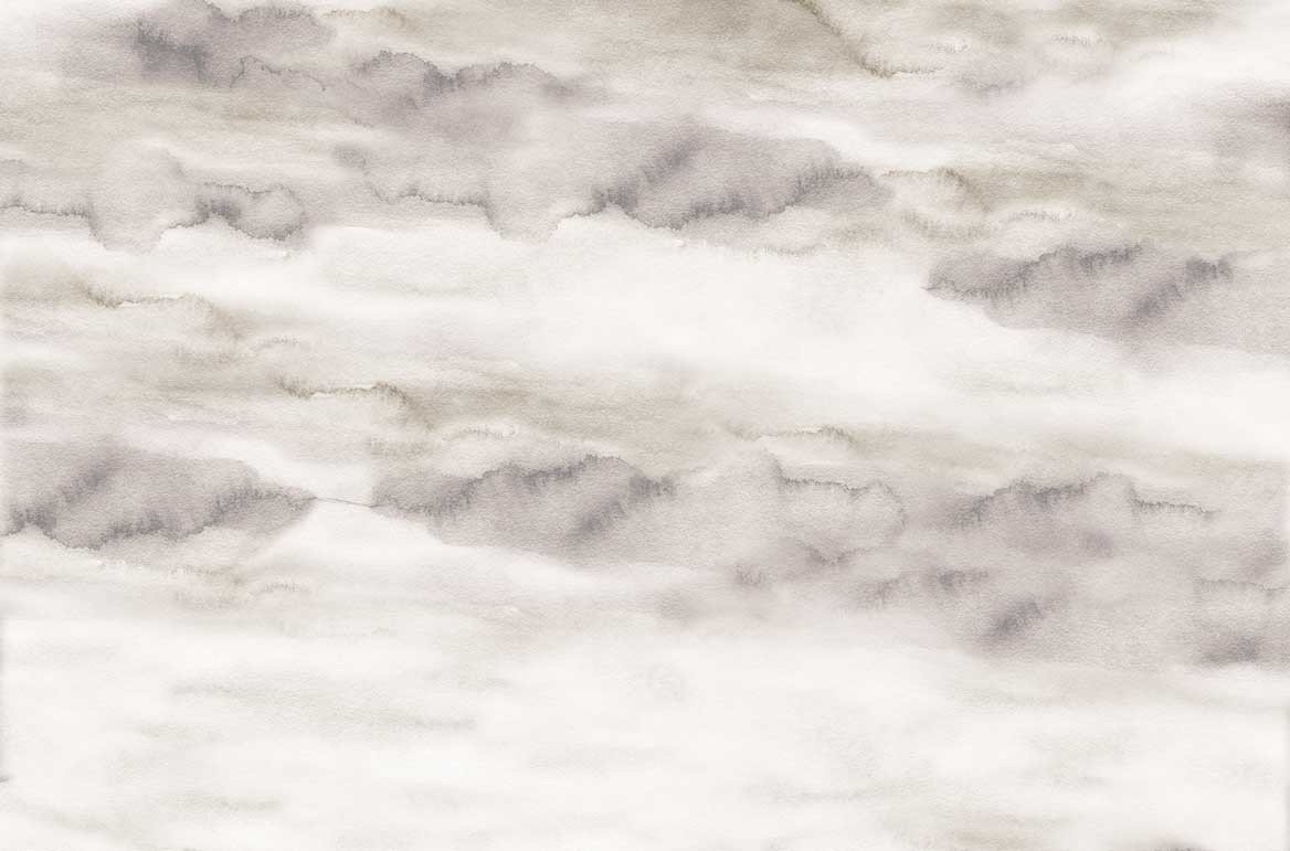 Sample - Riviera Watercolor - Dune - Custom Sized Wallpaper Mural (per/m2)