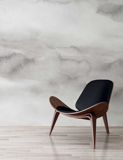 Riviera Watercolor - Winter - Custom Sized Wallpaper Mural (per/m2)