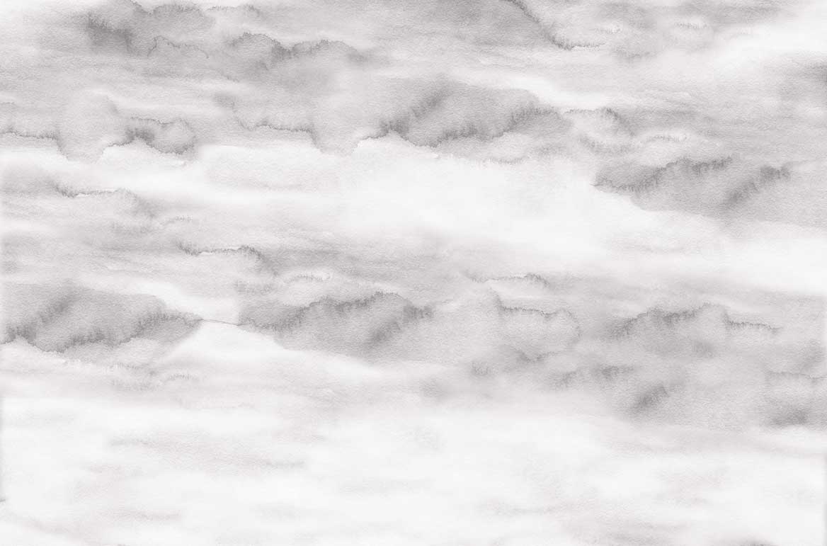 Sample - Riviera Watercolor - Winter - Custom Sized Wallpaper Mural (per/m2)