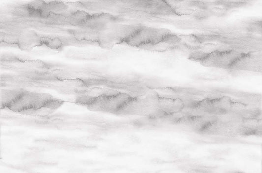 Riviera Watercolor - Winter - Custom Sized Wallpaper Mural (per/m2)