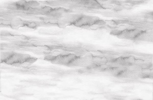 Sample - Riviera Watercolor - Winter - Custom Sized Wallpaper Mural (per/m2)