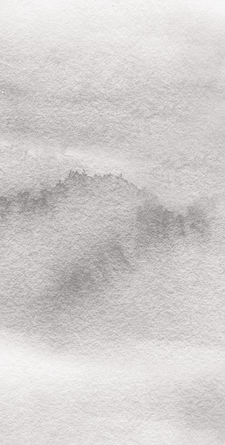 Riviera Watercolor - Winter - Custom Sized Wallpaper Mural (per/m2)