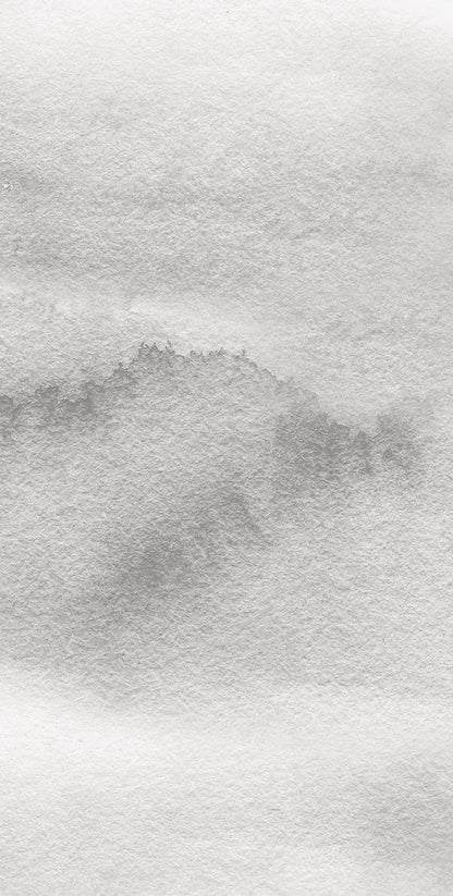Riviera Watercolor - Winter - Custom Sized Wallpaper Mural (per/m2)