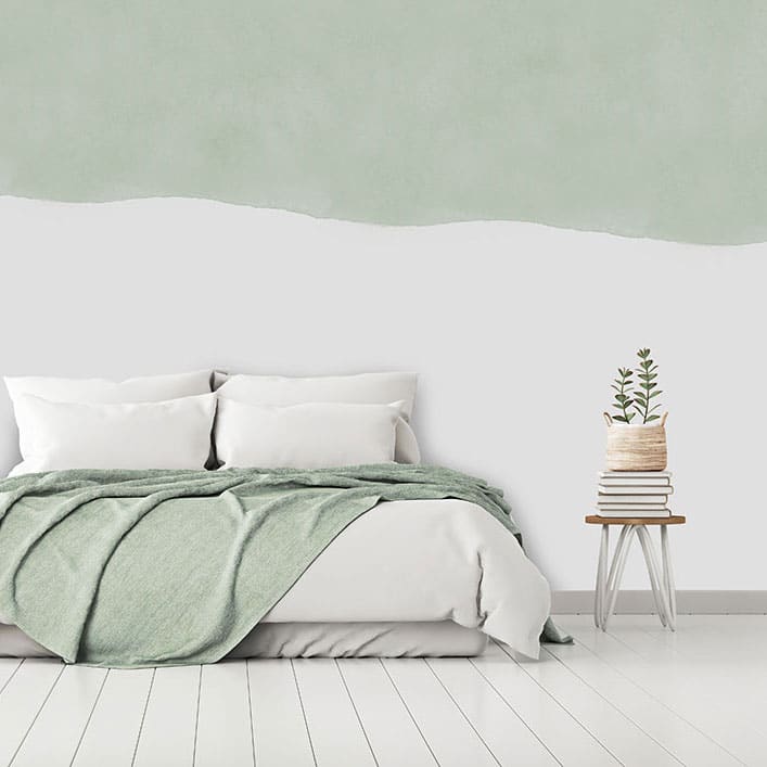 Sand - Sage - Custom Sized Wallpaper Mural (per m2)