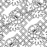 Large Floral Trellis Florence Broadhurst Wallpaper - Twig