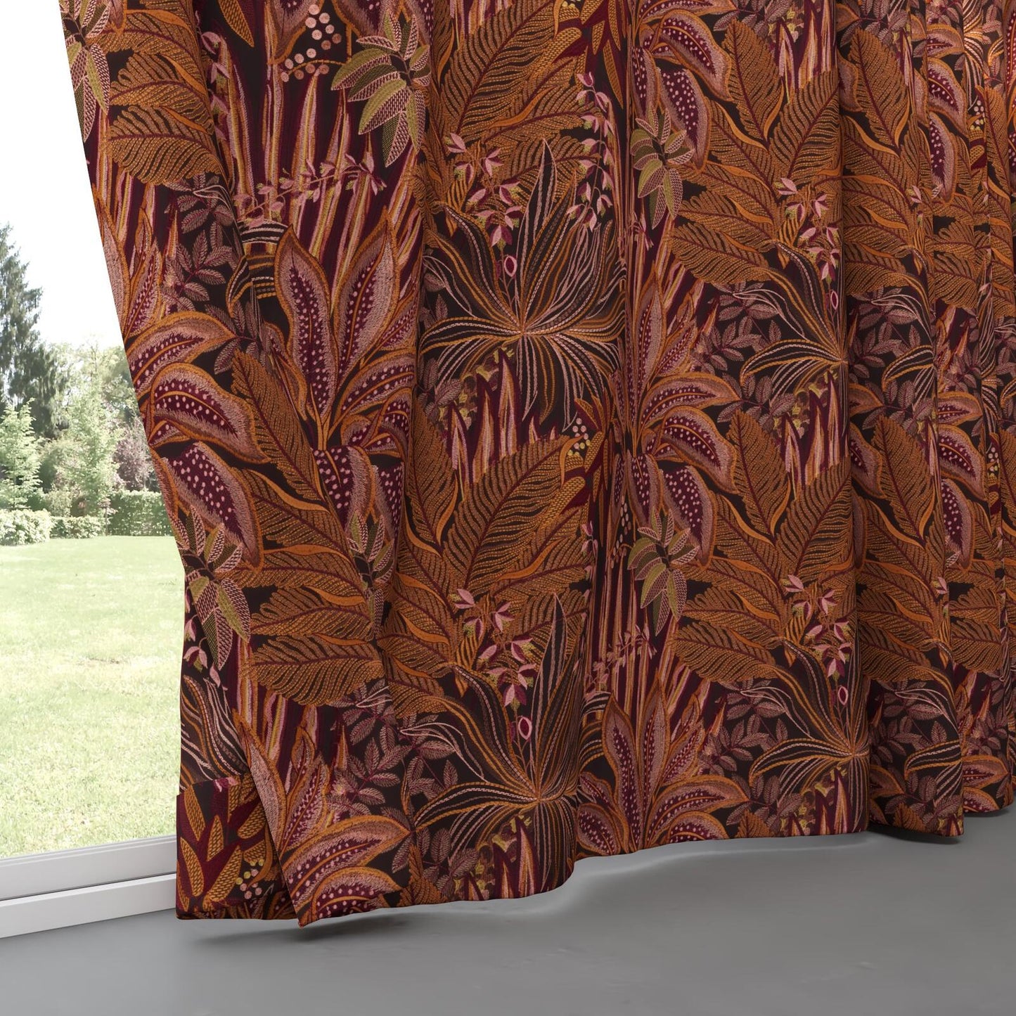 Jungle Room Drapery Fabric
