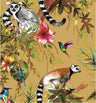 Lemur Wallpaper - Ochre - Last Roll