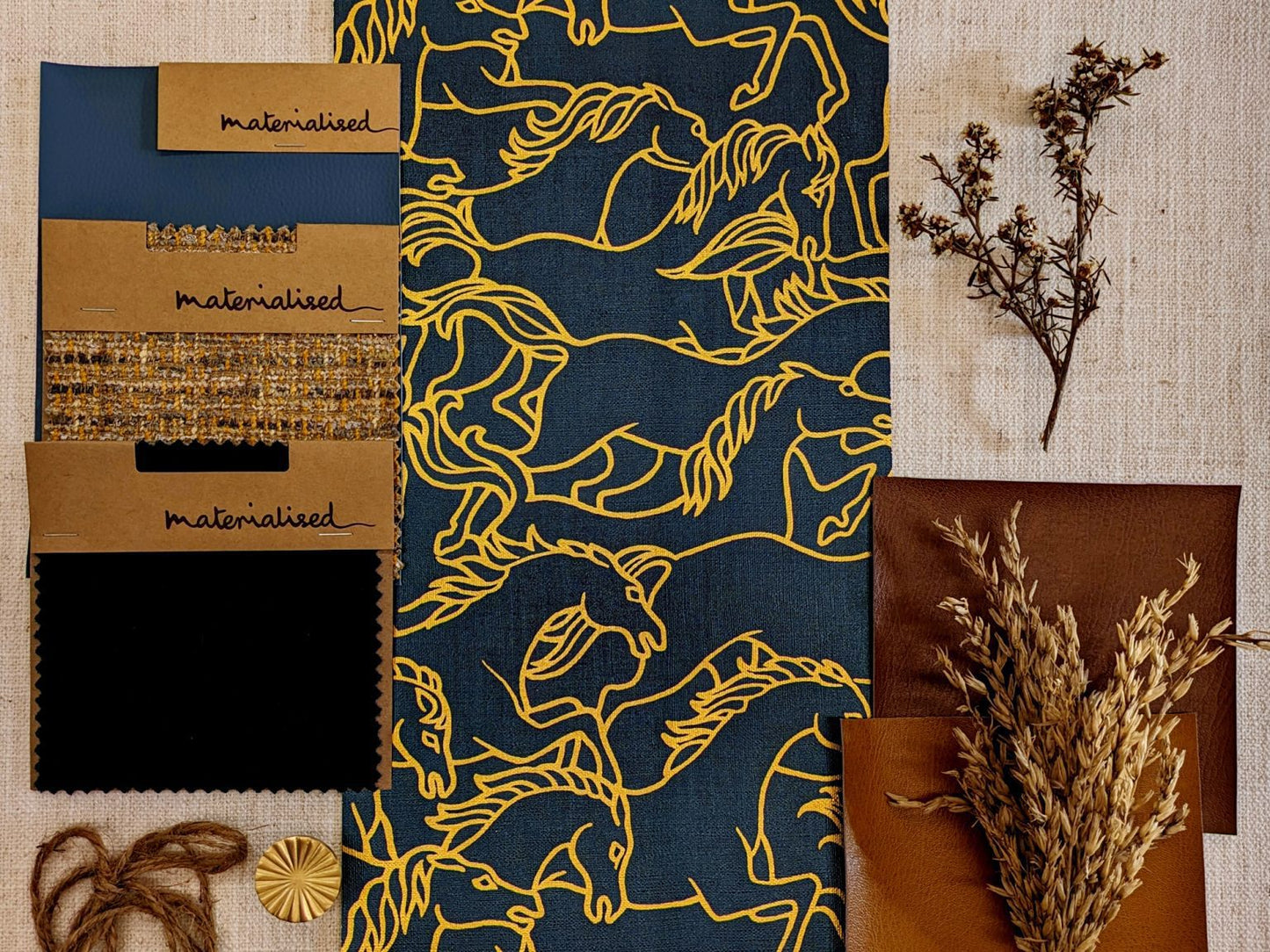 Stampede -  Florence Broadhurst Wallpaper  - Wide Vinyl