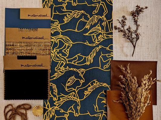 Stampede -  Florence Broadhurst Wallpaper  - Wide Vinyl