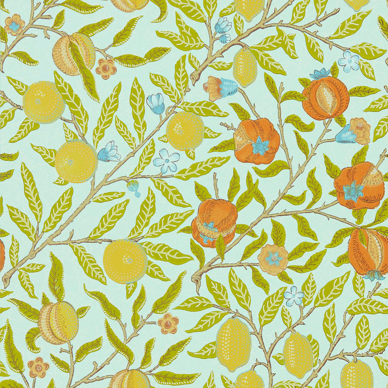 Fruit Wallpaper by William Morris - Sky