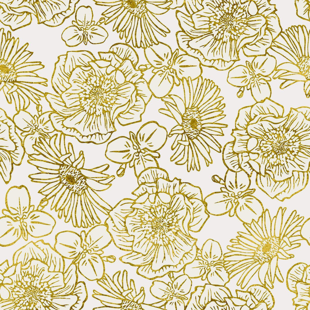Sample - Mackenzie Country Wallpaper - Outlines