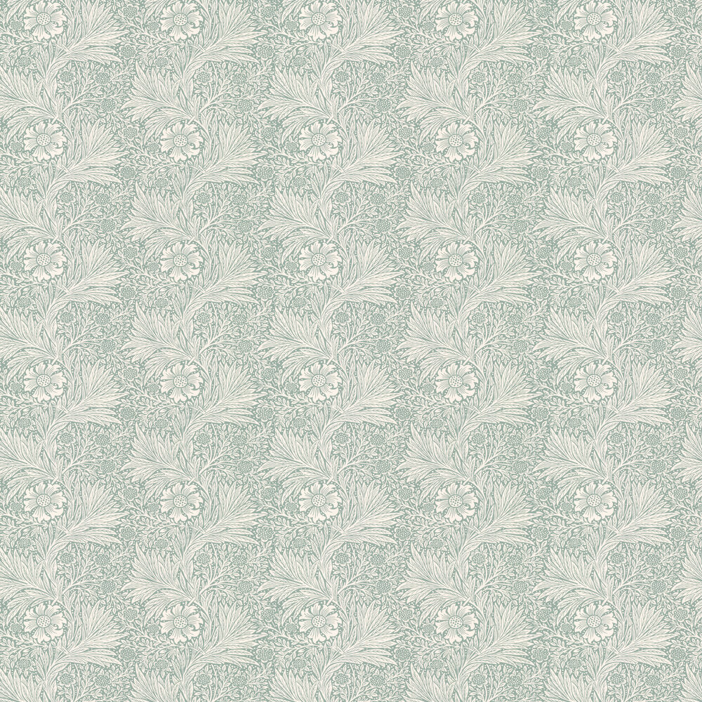 Marigold Wallpaper - Soft Teal