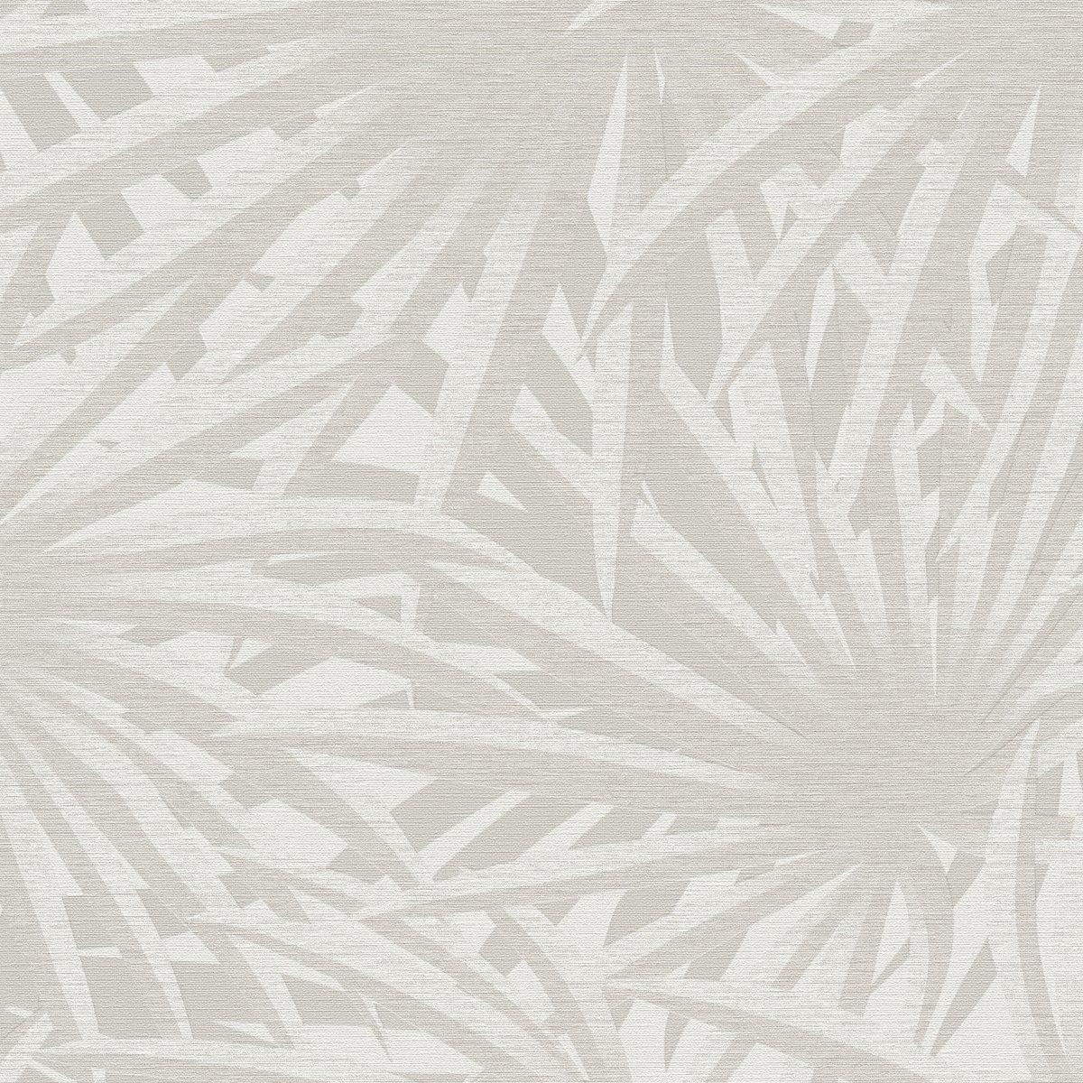 Marrakech Palms Wallpaper - Grey/White