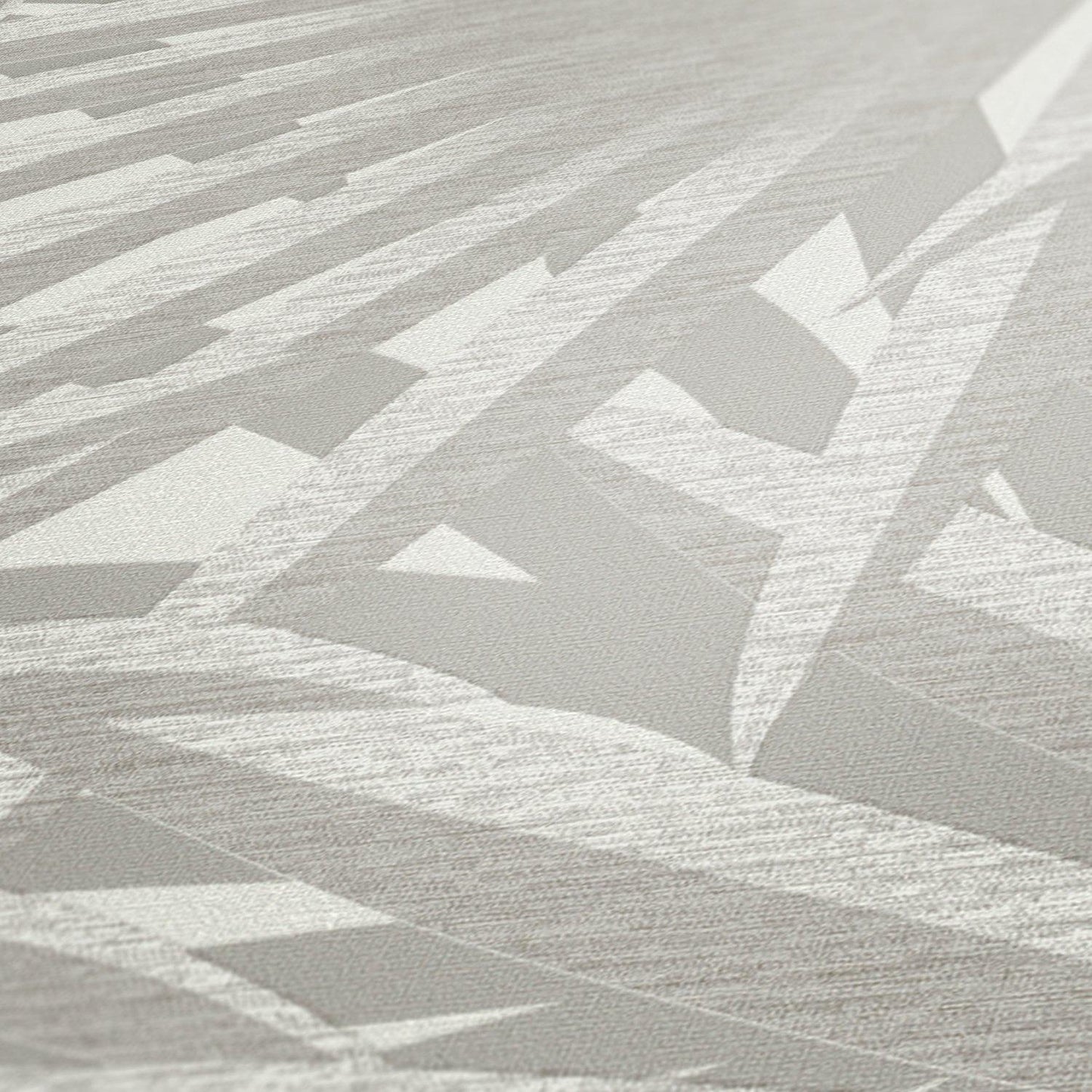 Marrakech Palms Wallpaper - Grey/White