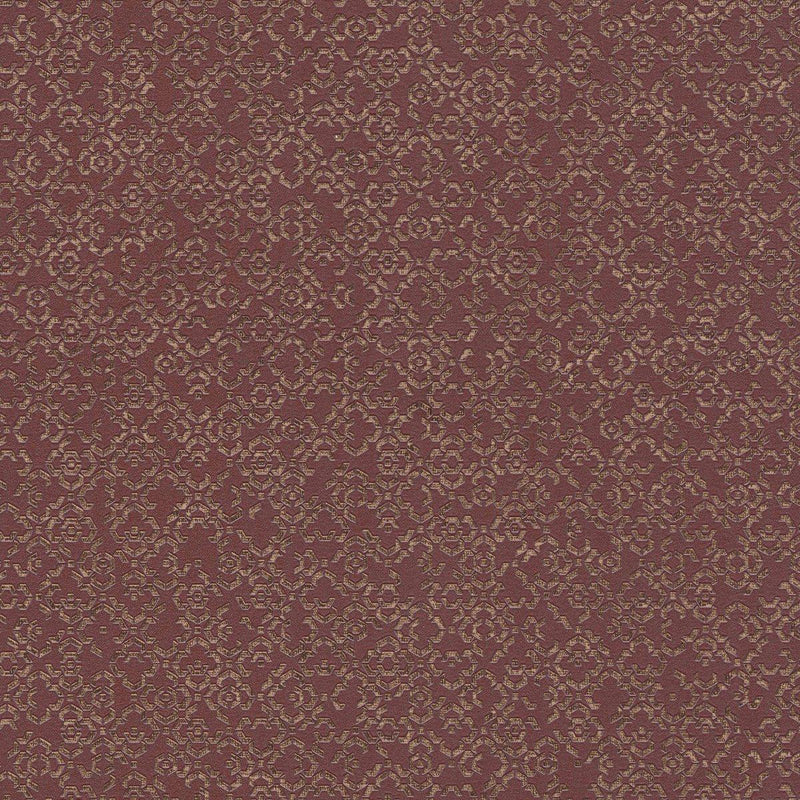 Sample - Marrakesh Hall Wallpaper  - Burnt Red