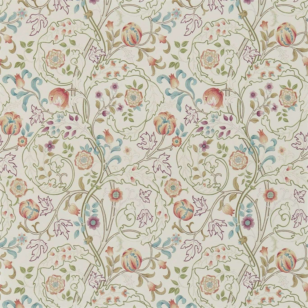 William Morris Mary Isobel Wallpaper - Rose/Artichoke