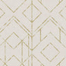 Metallic Graphics - Gold - Cream