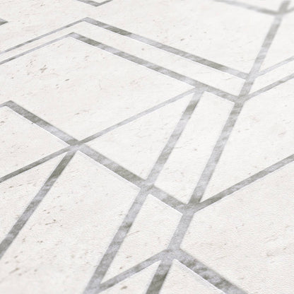 Metallic Graphics - Grey - White