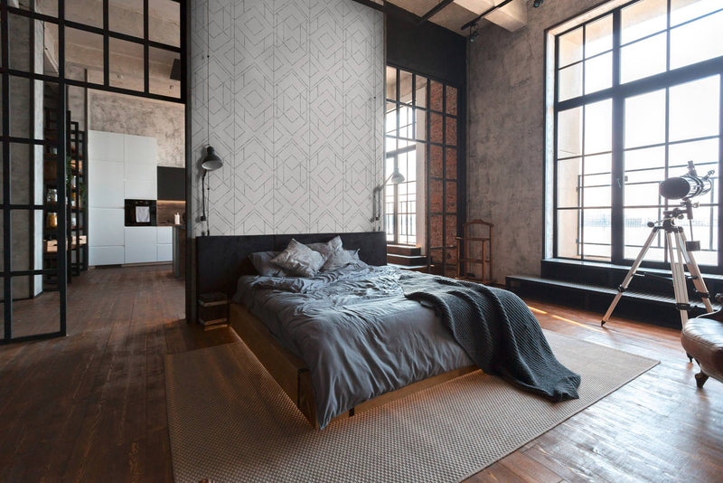 Metallic Graphics - Grey - White