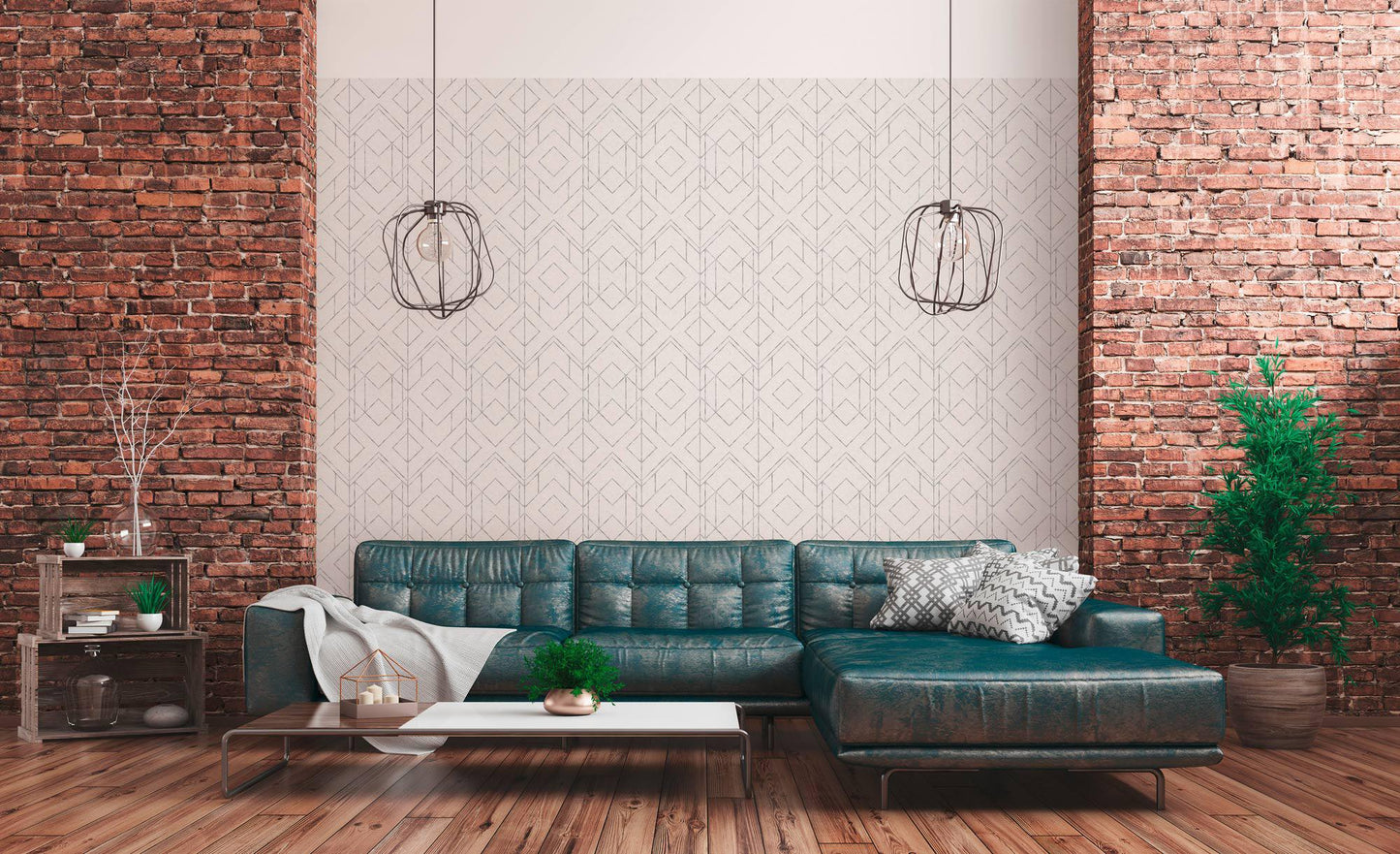 Metallic Graphics - Grey - White