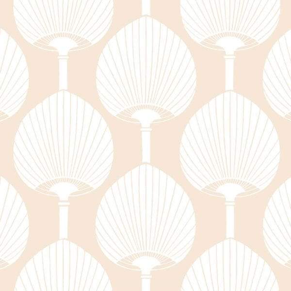 Sample – Miko Florence Broadhurst Wallpaper - Fuzzy Peach