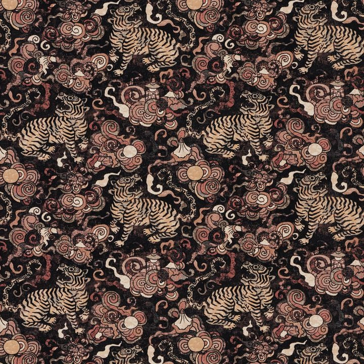 Sample - Desa Tiger Fabric - Terra