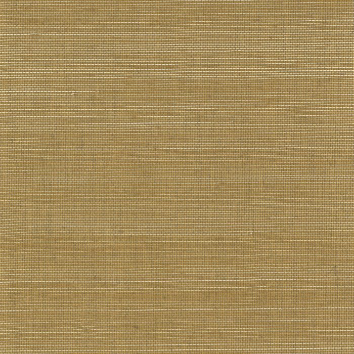 Abaca Natural Fibre WIDE Wallpaper - Copper Camel