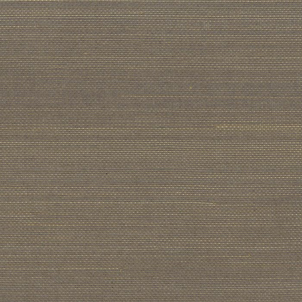 Sample - Abaca Natural Fibre Wallpaper - Shot Walnut