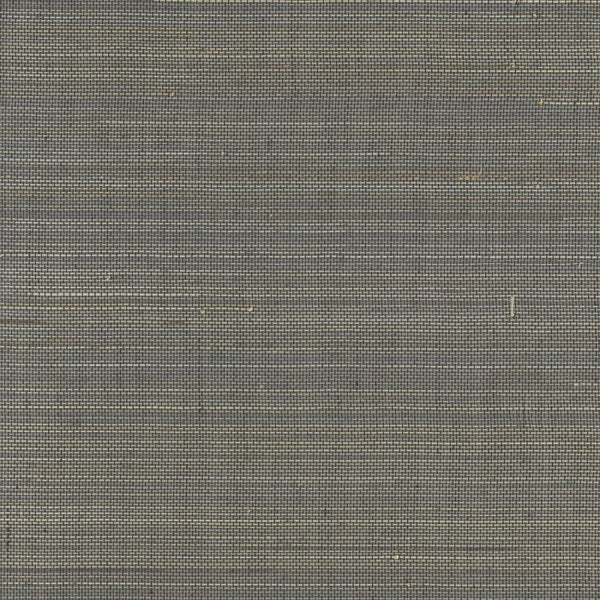 Sample - Abaca Natural Fibre WIDE Wallpaper - Thunder Cloud