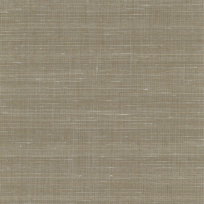 Abaca Natural Fibre WIDE Wallpaper - Darker Brown