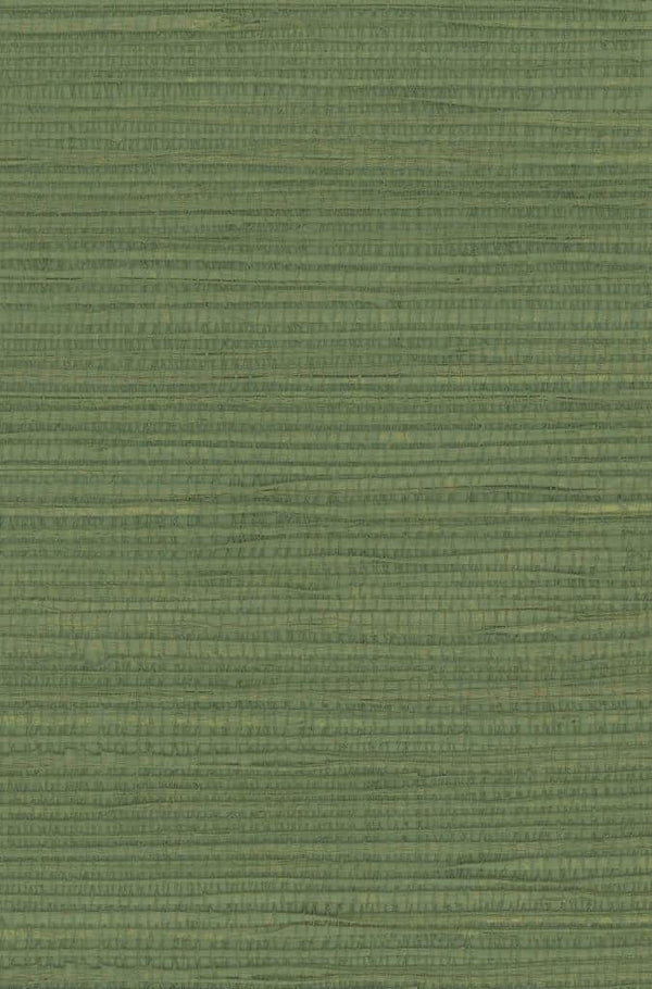 Sample - Hemp Revolution - 100% Hemp Wallpaper - Forest Green