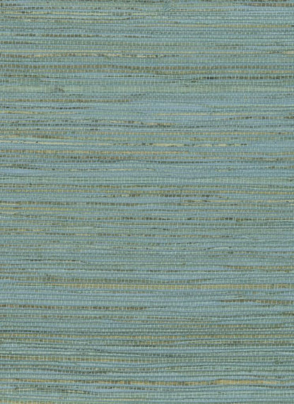 Hemp Revolution - 100% Hemp Wallpaper - Turquoise Wave