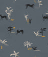 Prehistoric Animal Wallpaper - Blue