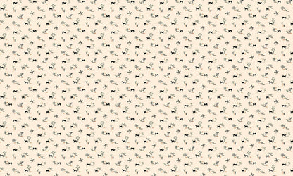 Prehistoric Animal Wallpaper - Beige