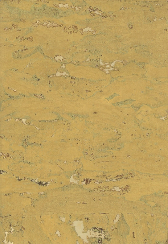 Sample - Lasmin Cork Metallic Wallpaper - Homebush Gold