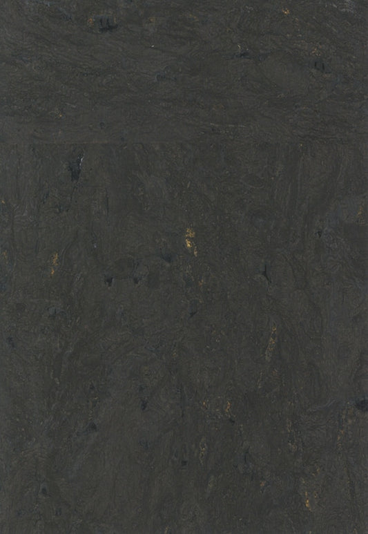 Lasmin Cork Metallic Wallpaper - Black