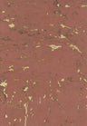 Lasmin Cork Metallic Wallpaper - Raw Sienna