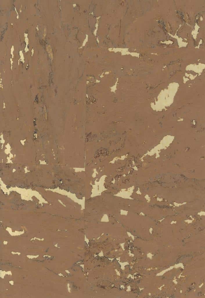 Lasmin Cork Metallic Wallpaper - Brown Sugar