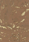 Lasmin Cork Metallic Wallpaper - Brown Sugar
