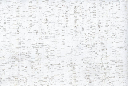 Refined Cork Wallpaper - White/Silver
