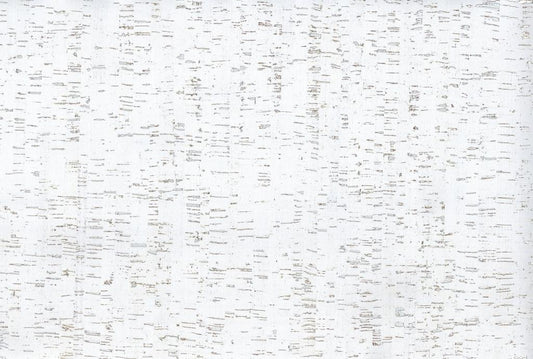 Refined Cork Wallpaper - White/Silver