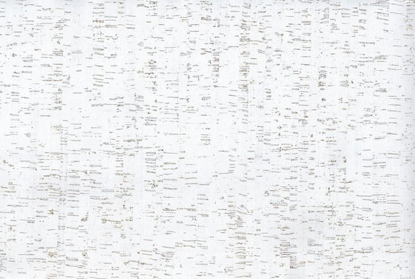 Refined Cork Wallpaper - White/Silver