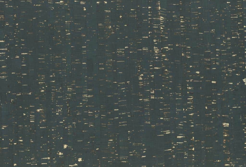 Sample - Refined Cork Wallpaper - Dark Teal/Gold