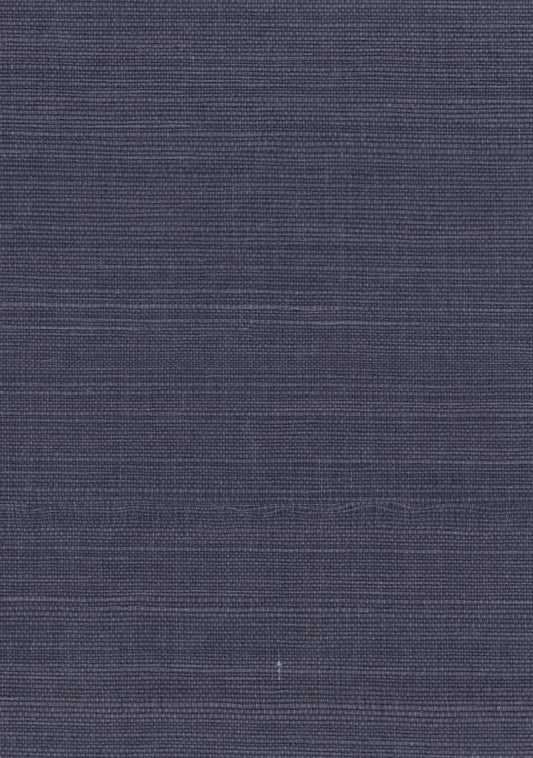 Bali 2 - Grasscloth Wallpaper - Indigo Black