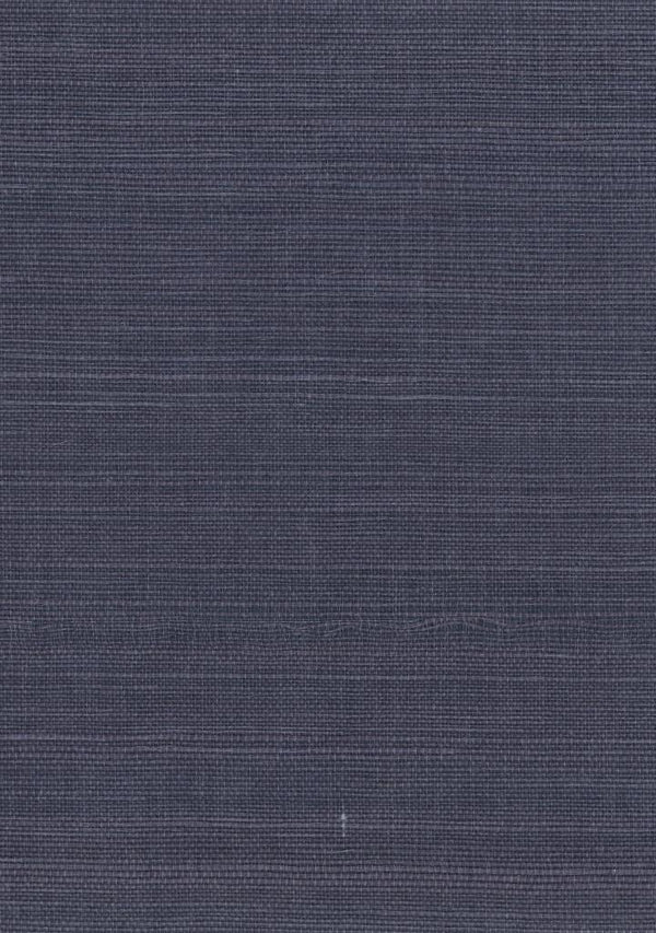 Sample - Bali 2 - Grasscloth Wallpaper - Indigo Black