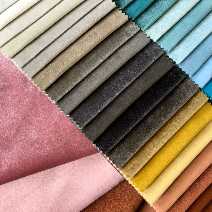 Novara Upholstery Fabric (Velluto Collection) - 35 Colours