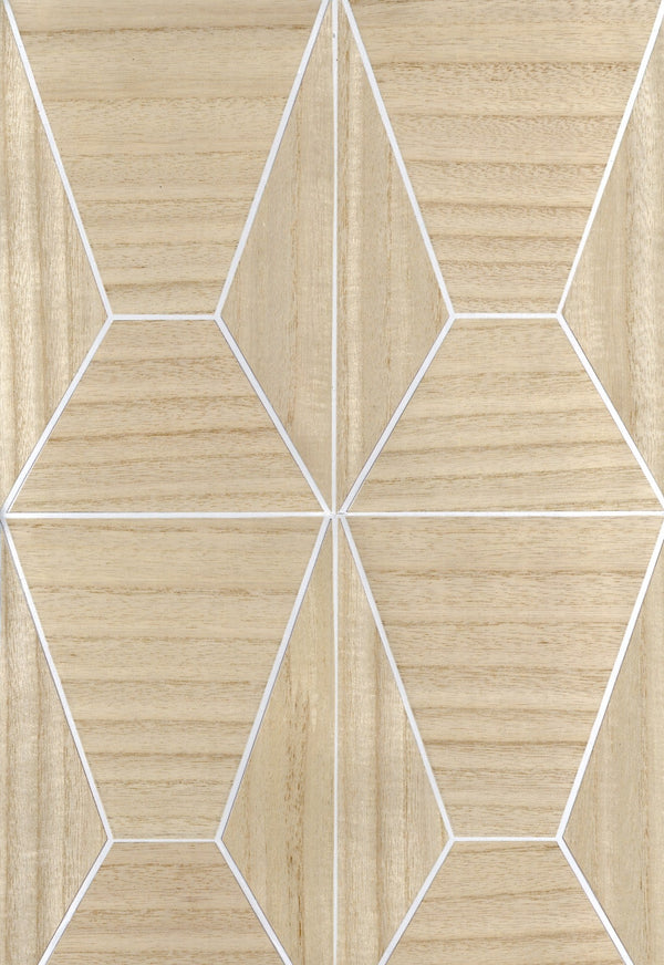 Sample - Real Wood Veneer Wallpaper - Natural