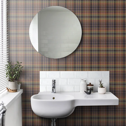 Nevis Wallpaper by Mulberry Home - Amethyst